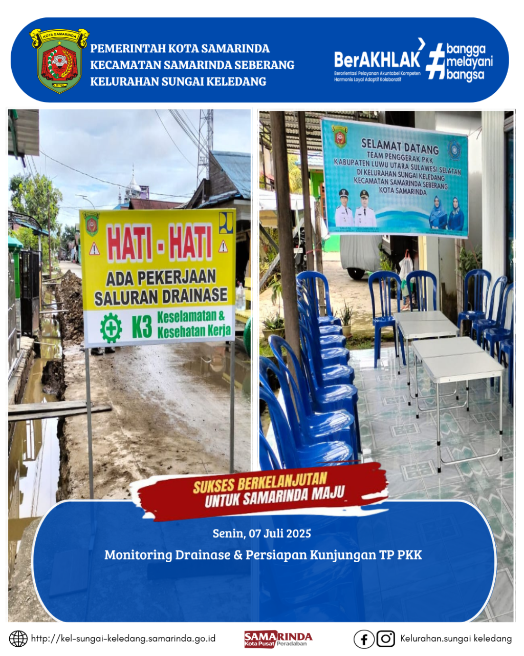 Monitoring Drainase & Persiapan Kunjungan TP PKK