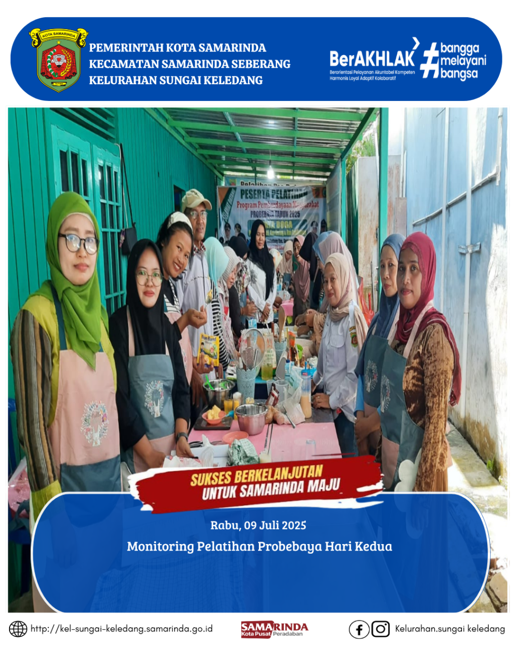 Monitoring Pelatihan Probebaya Hari Kedua