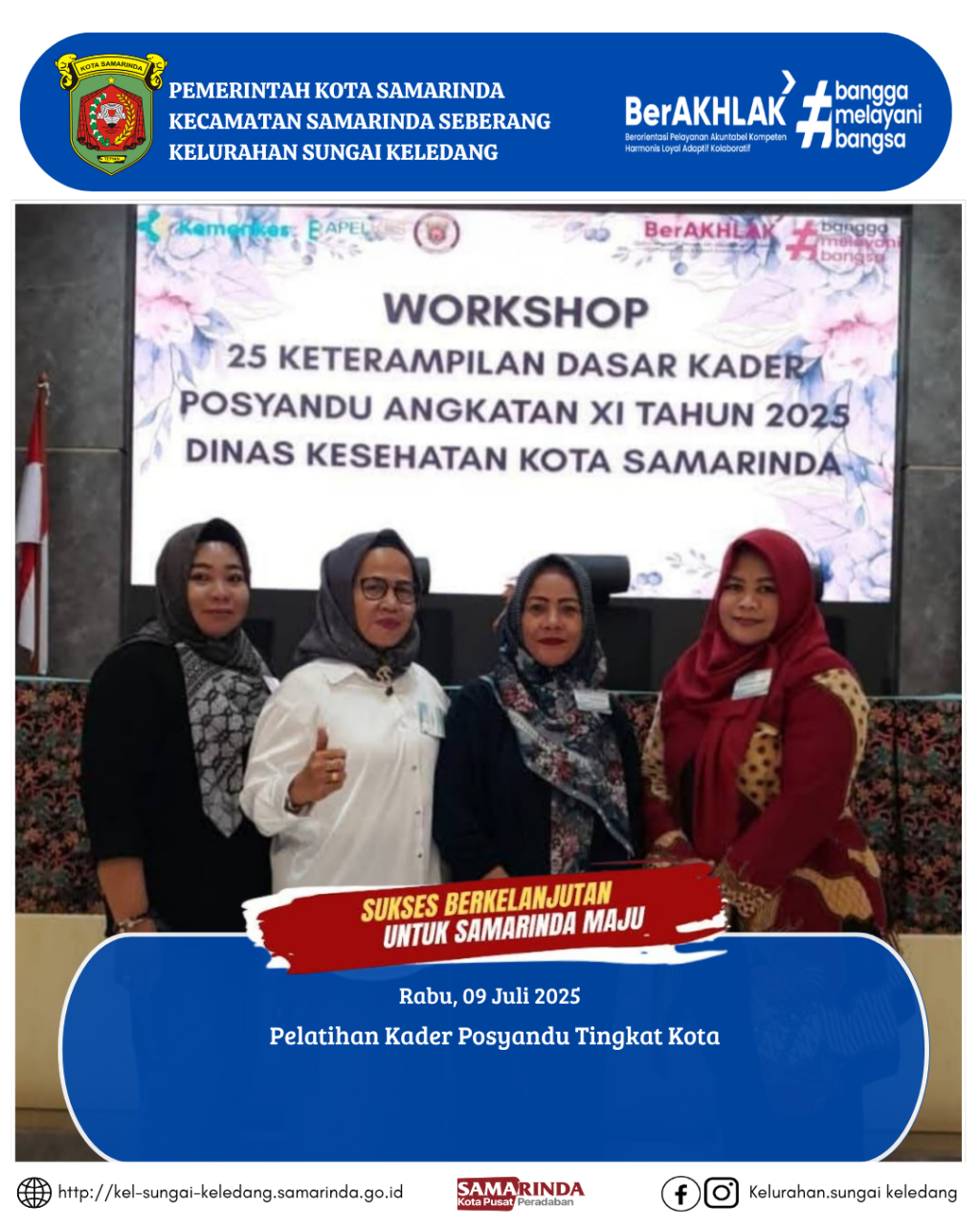 Pelatihan Kader Posyandu Tingkat Kota