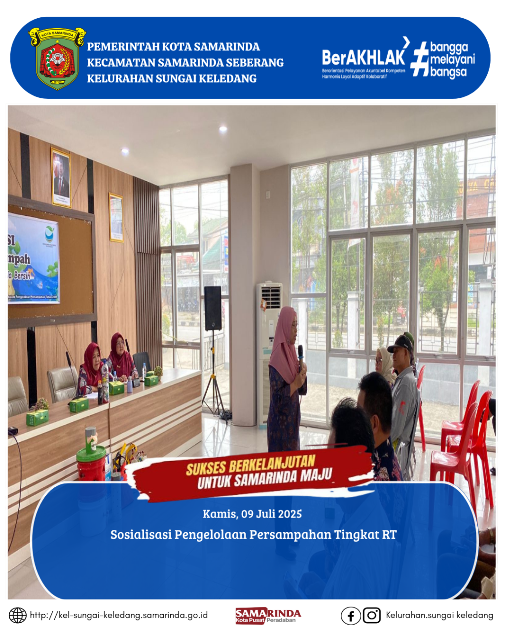 Sosialisasi Pengelolaan Persampahan Tingkat RT