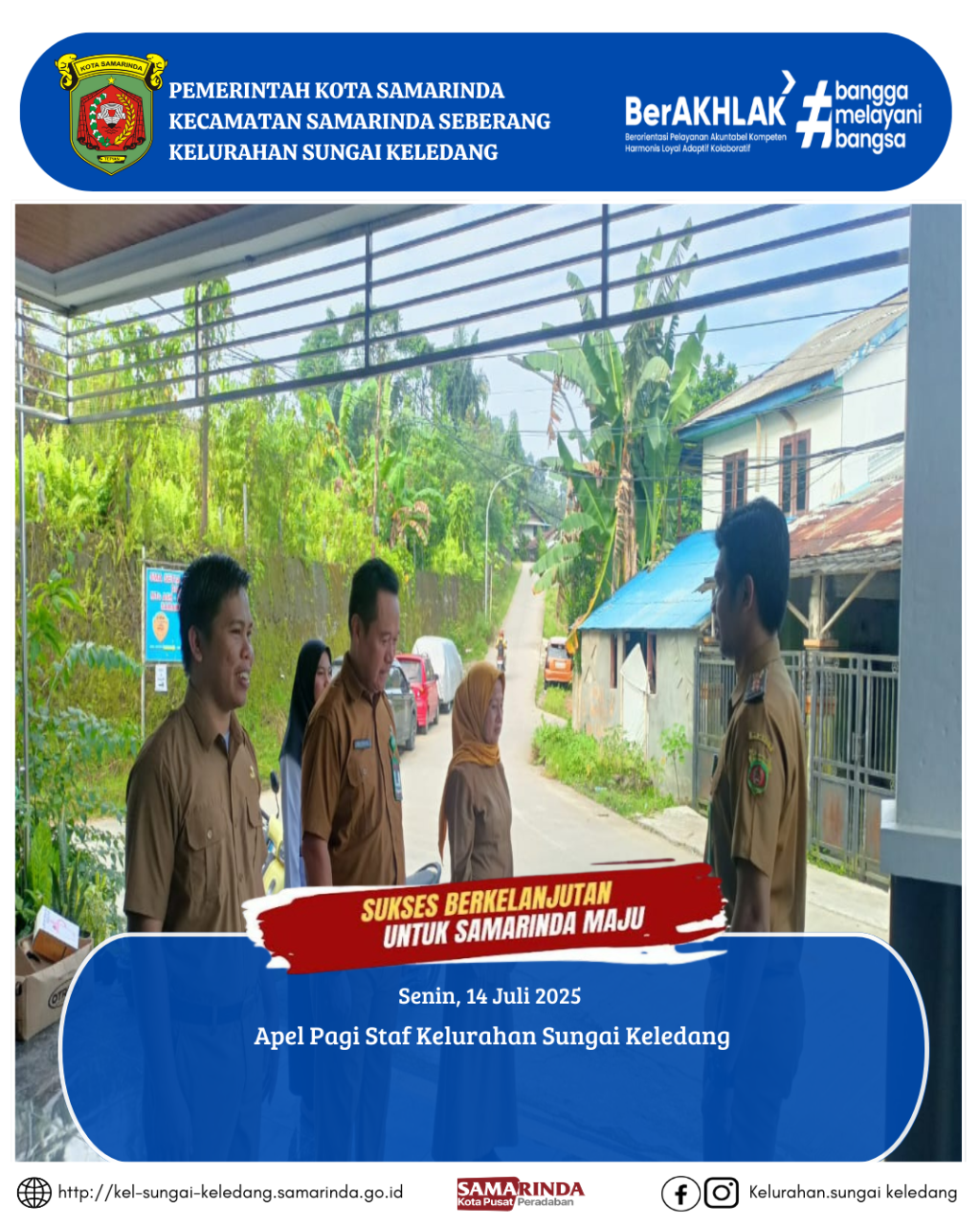 Apel Pagi Staf Kelurahan Sungai Keledang