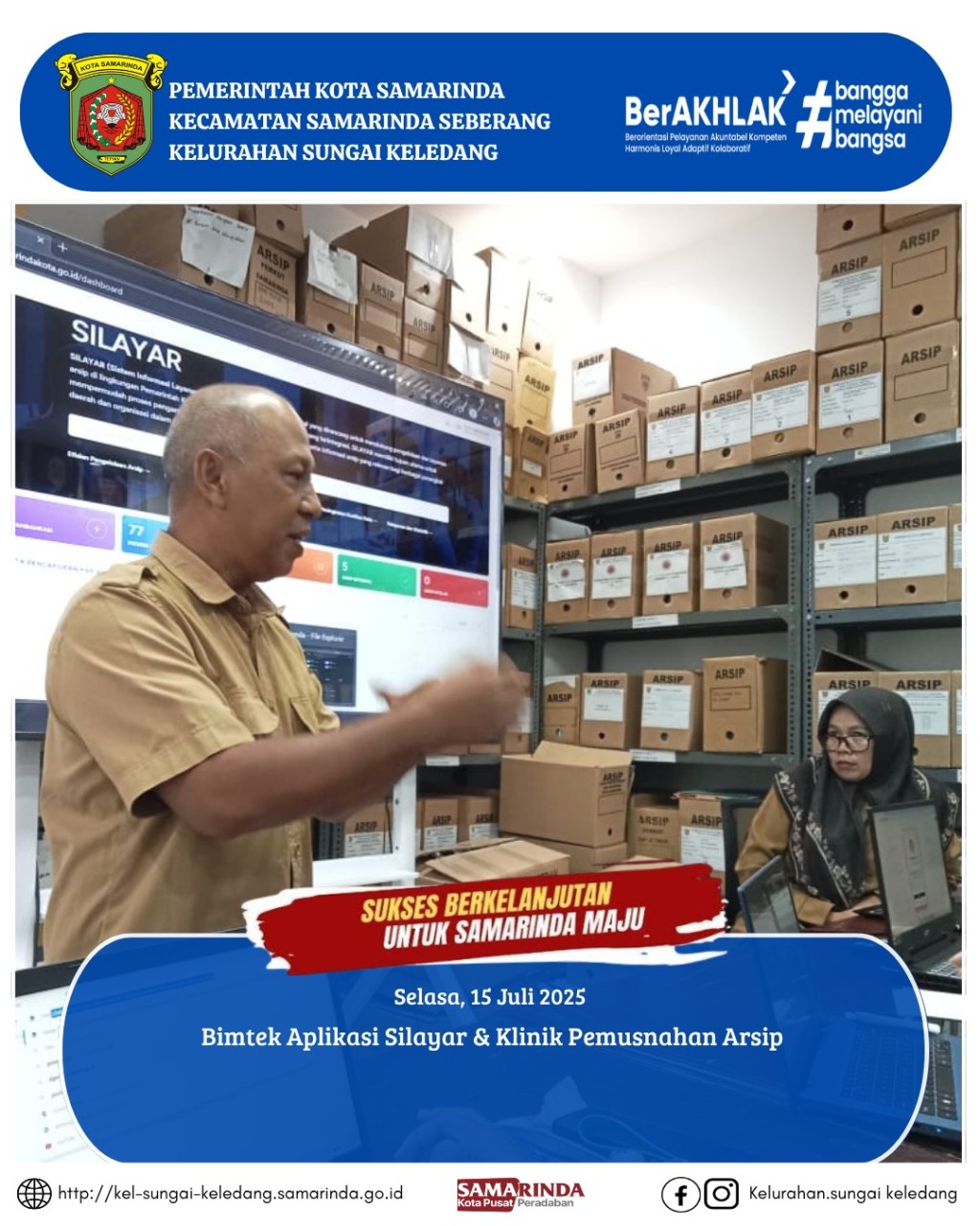 Bimtek Aplikasi Silayar & Klinik Pemusnahan Arsip