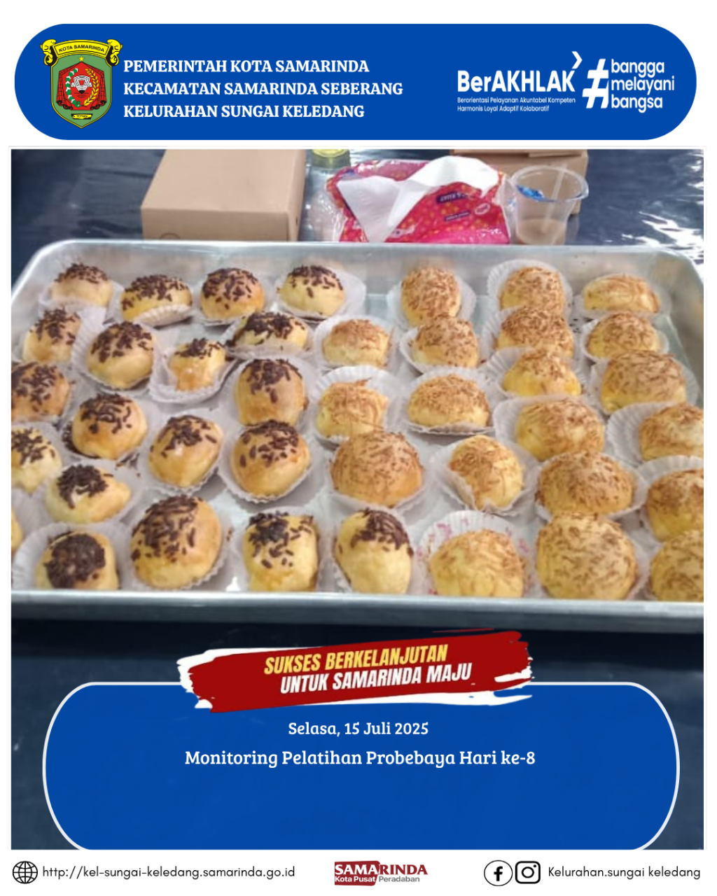 Monitoring Pelatihan Probebaya Hari ke-8