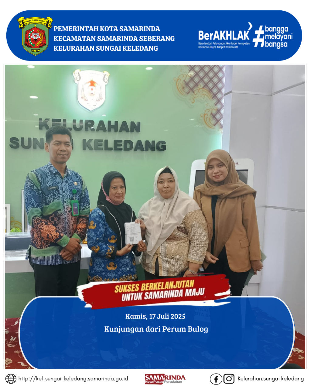 Kunjungan dari Perum Bulog
