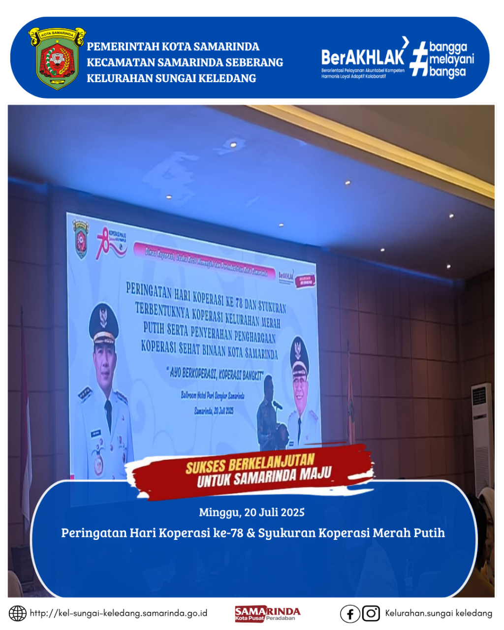 Peringatan Hari Koperasi ke-78 & Syukuran Koperasi Merah Putih