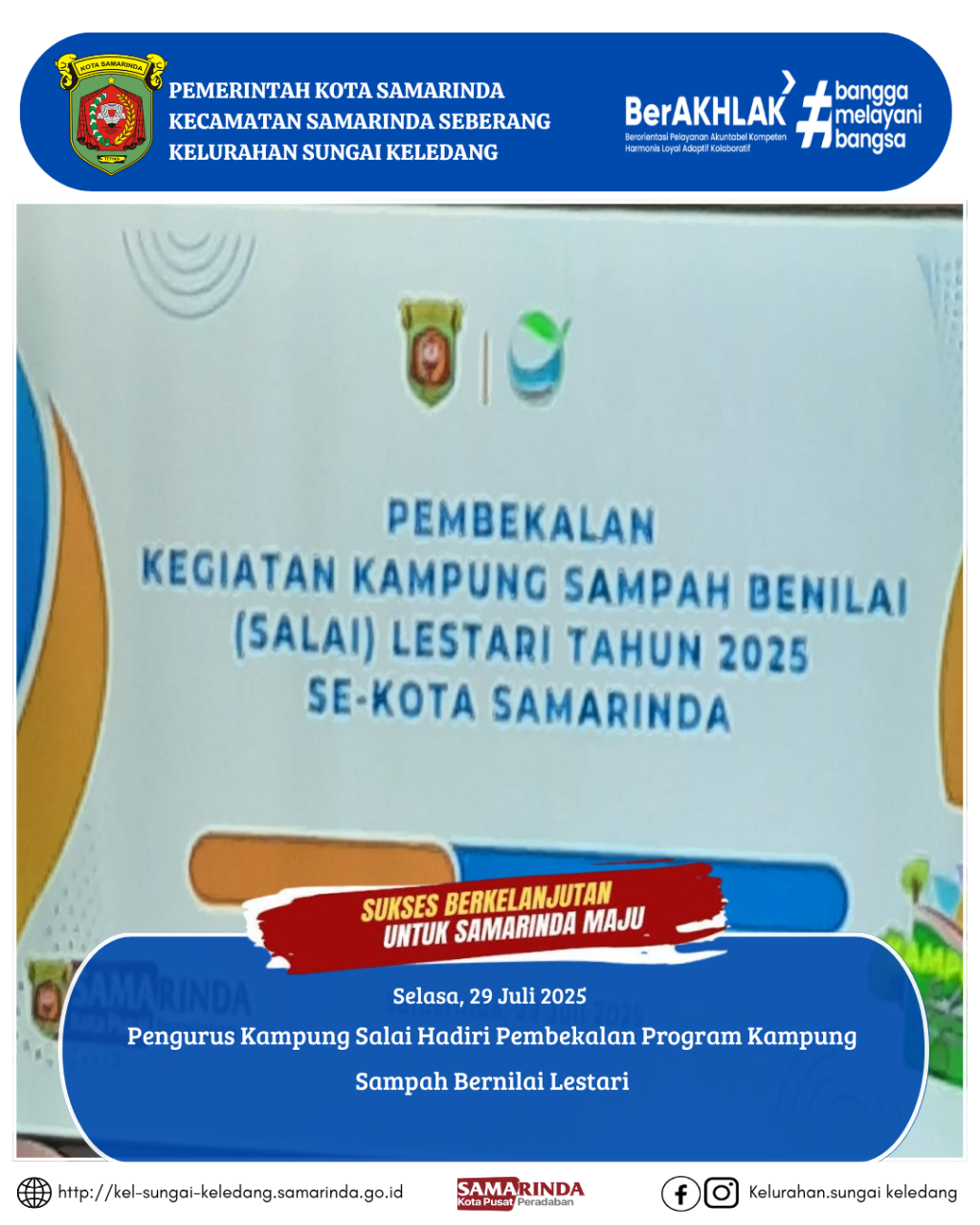 Pengurus Kampung Salai Hadiri Pembekalan Program Kampung Sampah Bernilai Lestari