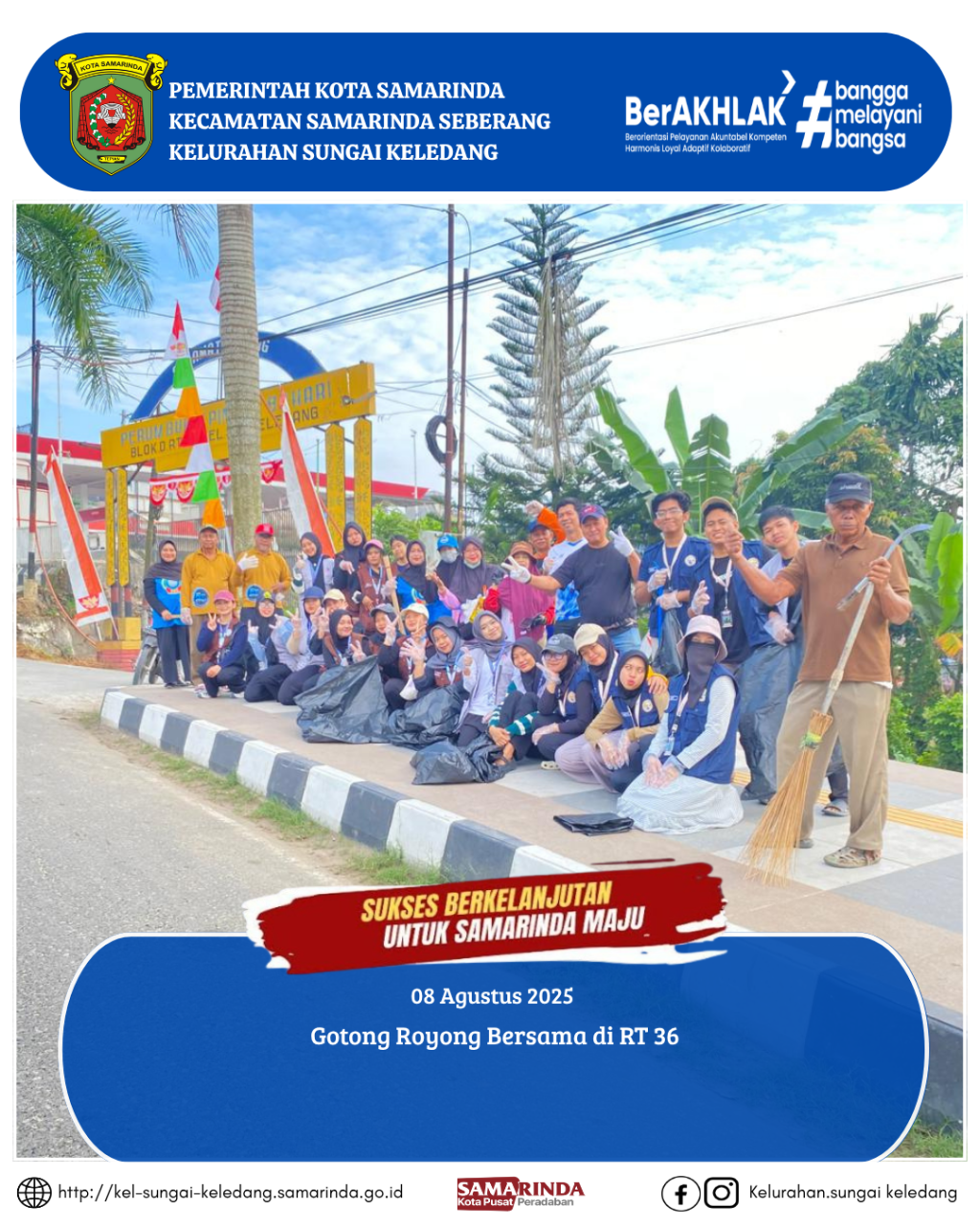 Gotong Royong Bersama di RT 36
