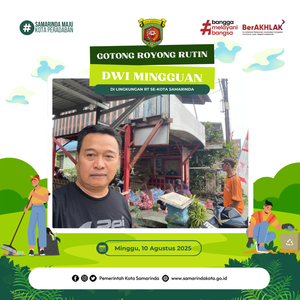 Gotong Royong Serentak di Beberapa RT