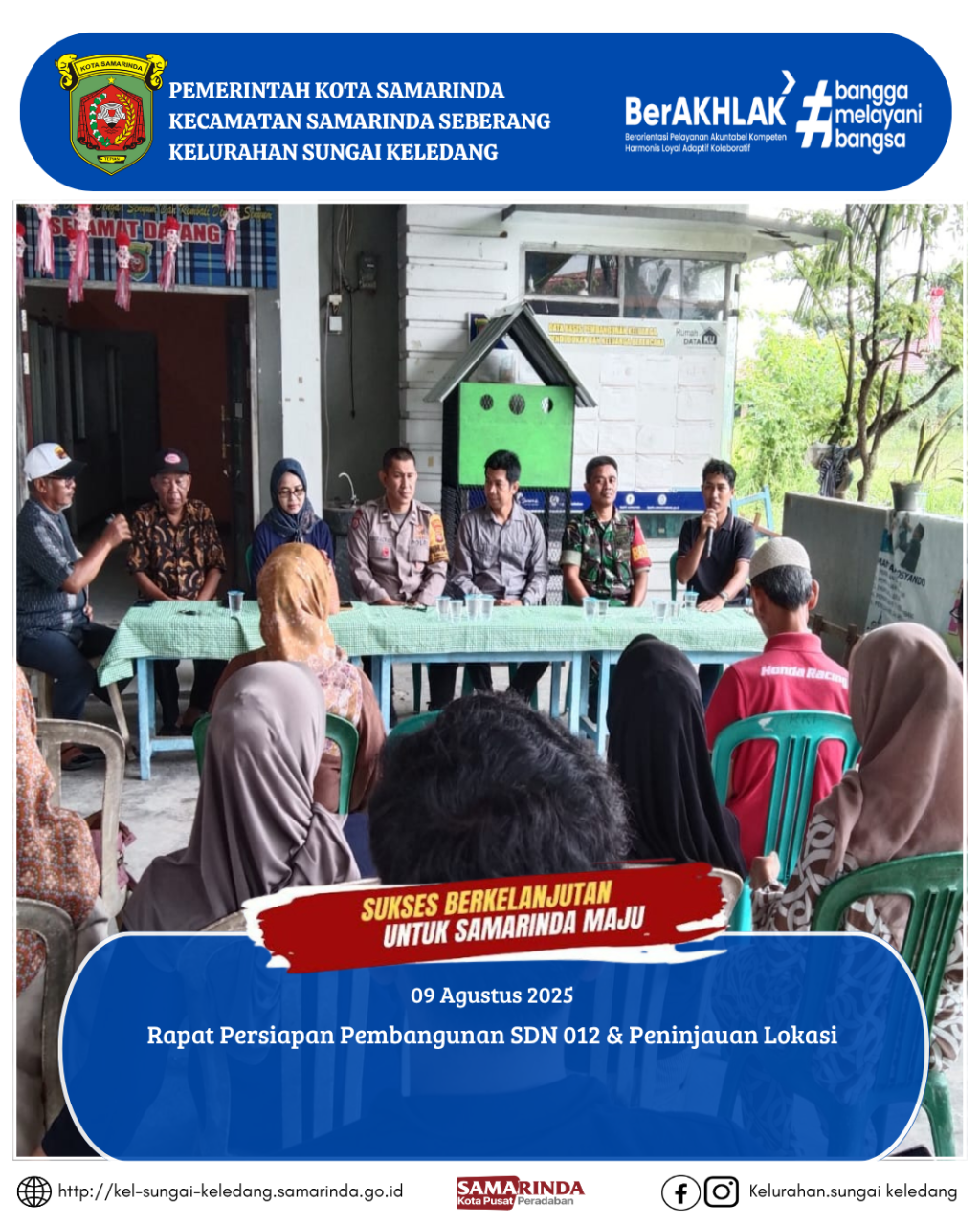 Rapat Persiapan Pembangunan SDN 012 & Peninjauan Lokasi