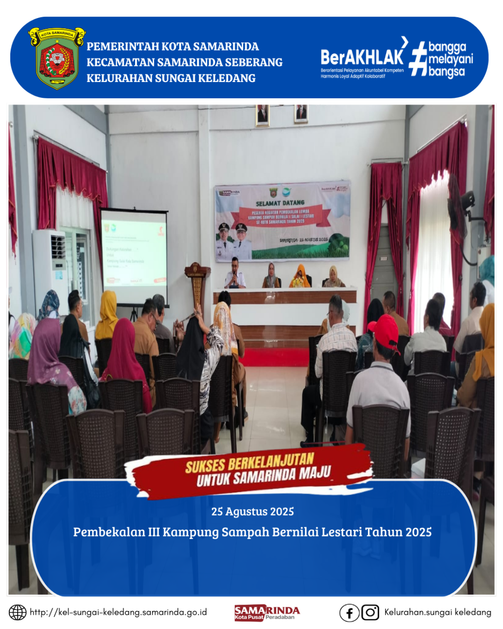 Pembekalan III Kampung Sampah Bernilai Lestari Tahun 2025