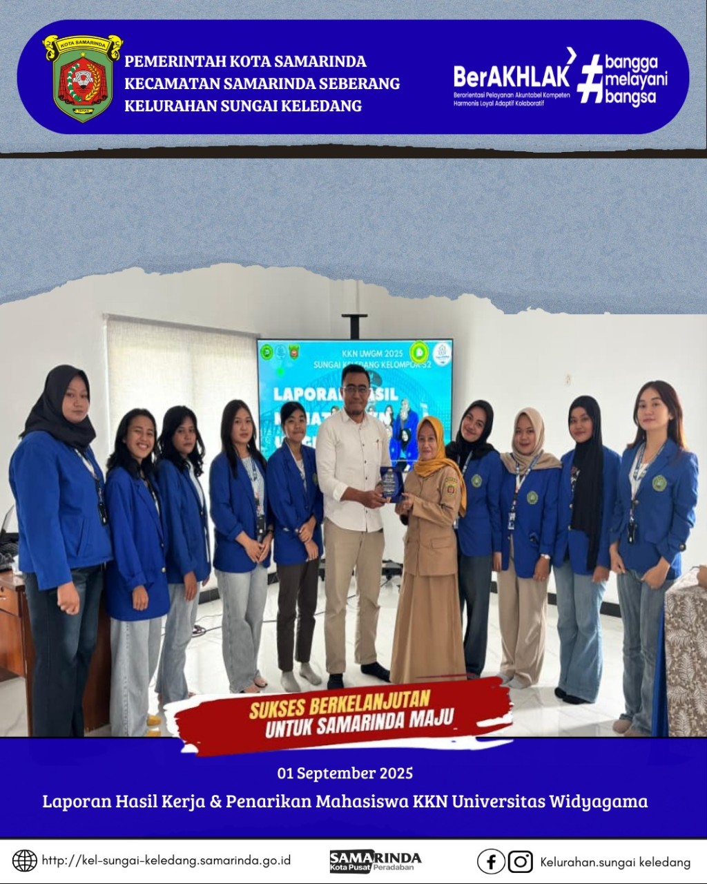 Laporan Hasil Kerja & Penarikan Mahasiswa KKN Universitas Widyagama