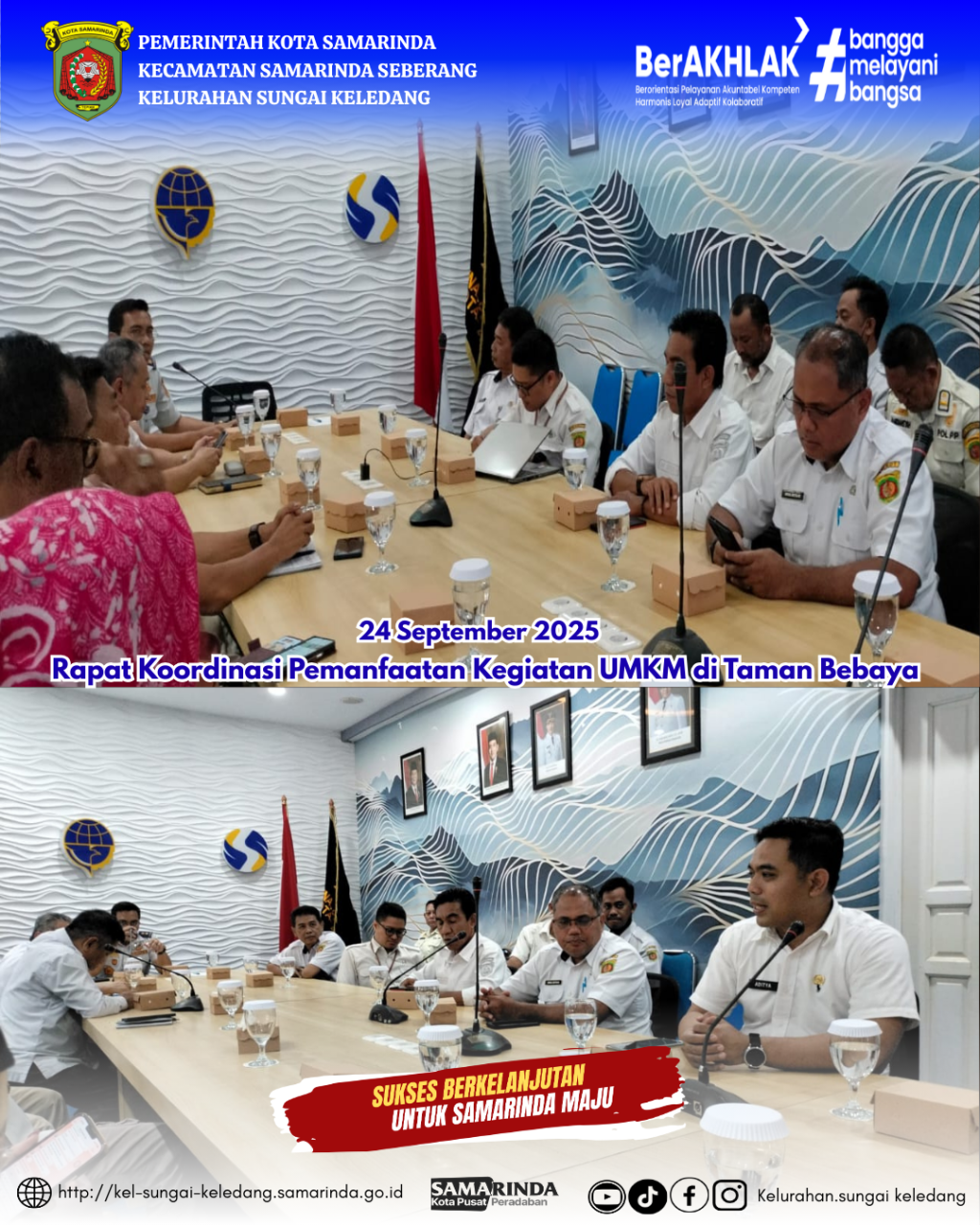 Rapat Koordinasi Pemanfaatan Kegiatan UMKM di Taman Bebaya