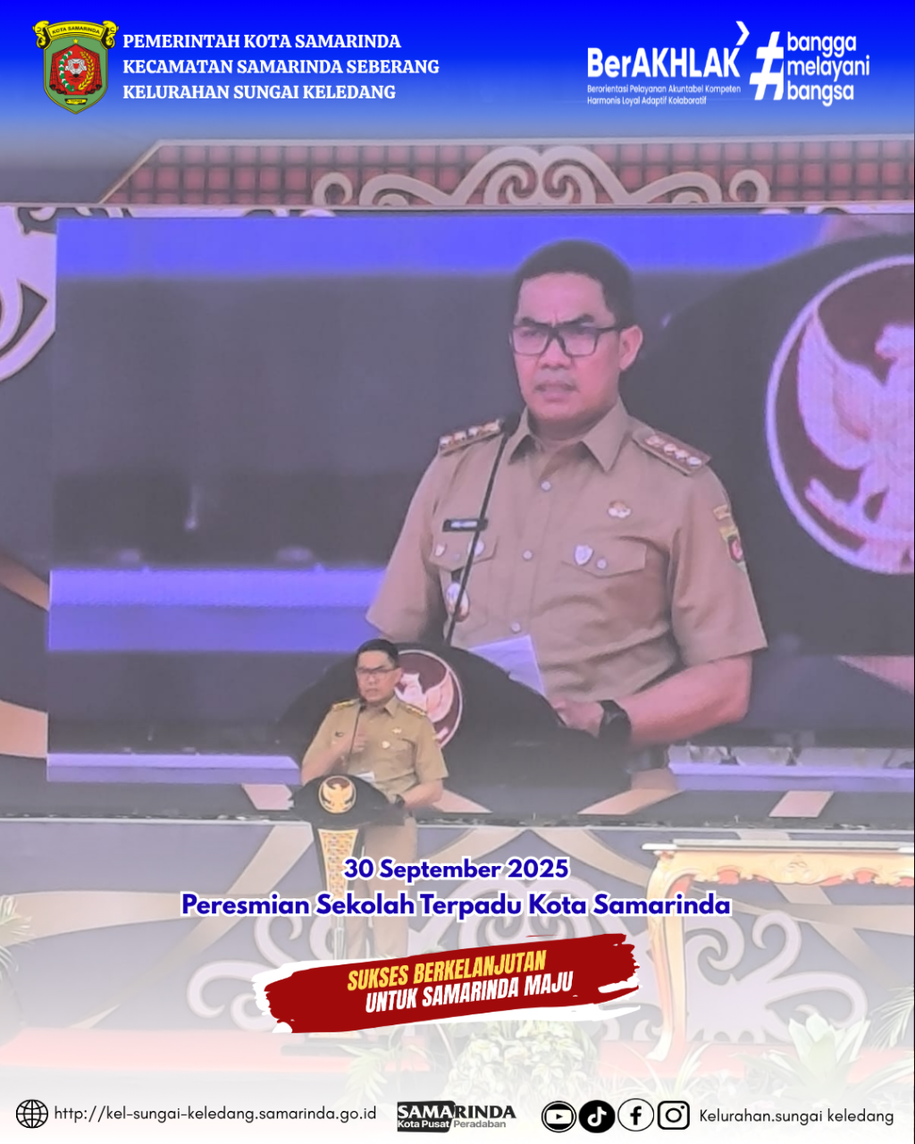 📍 Peresmian Sekolah Terpadu Kota Samarinda