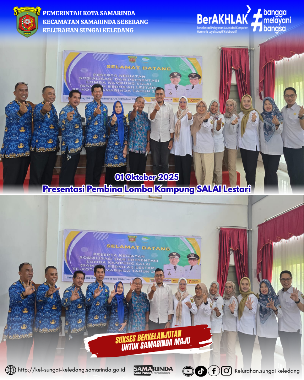 Presentasi Pembina Lomba Kampung SALAI Lestari