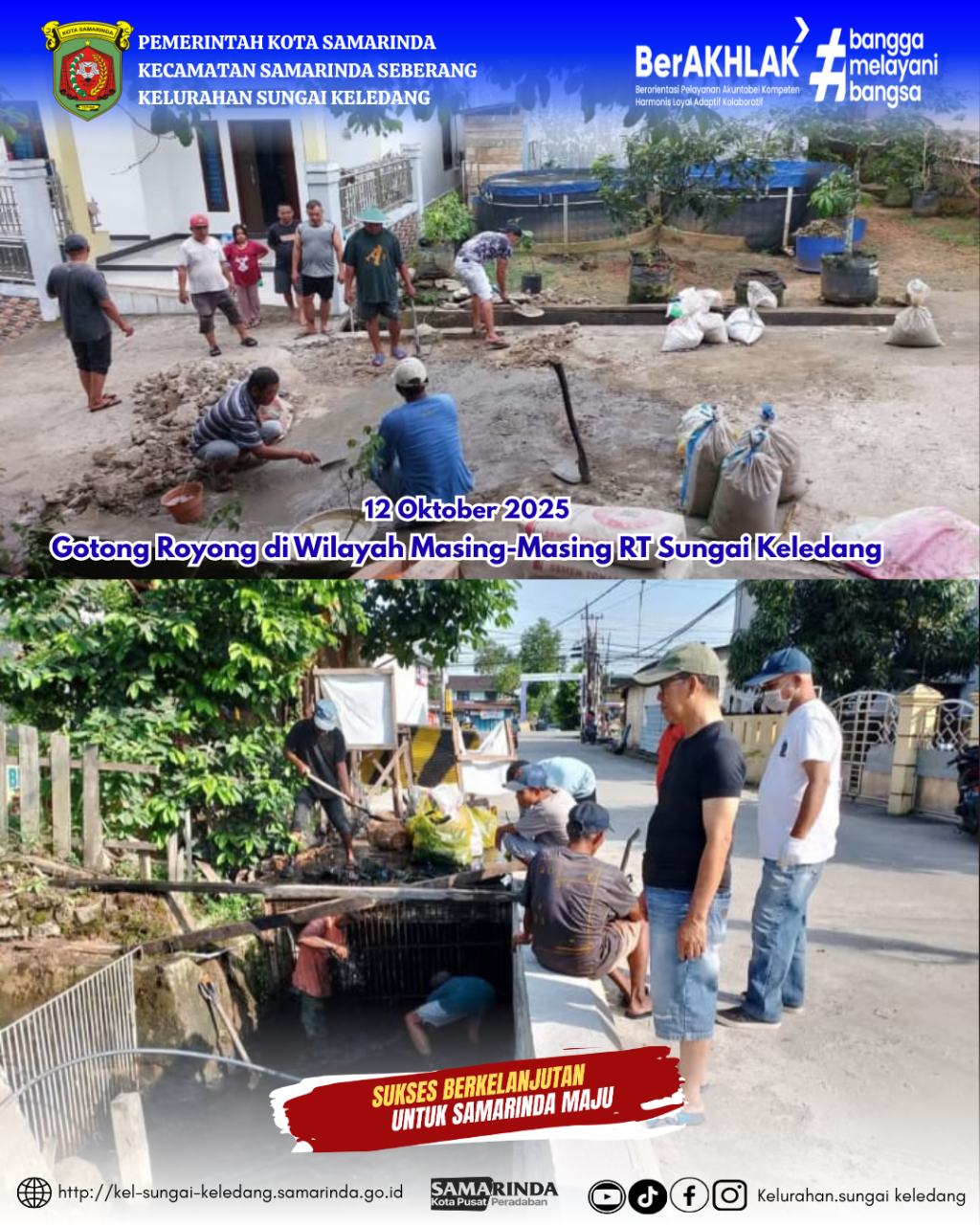 Gotong Royong di Wilayah Masing-Masing RT