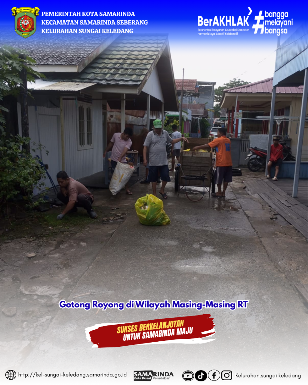 Gotong Royong di Wilayah Masing-Masing RT