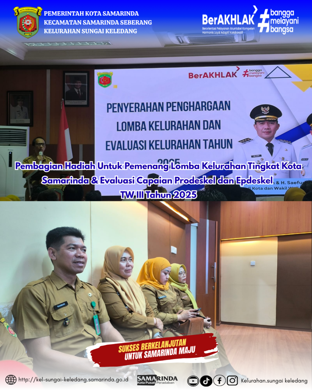 Pembagian Hadiah Lomba Kelurahan & Evaluasi Prodeskel – Epdeskel