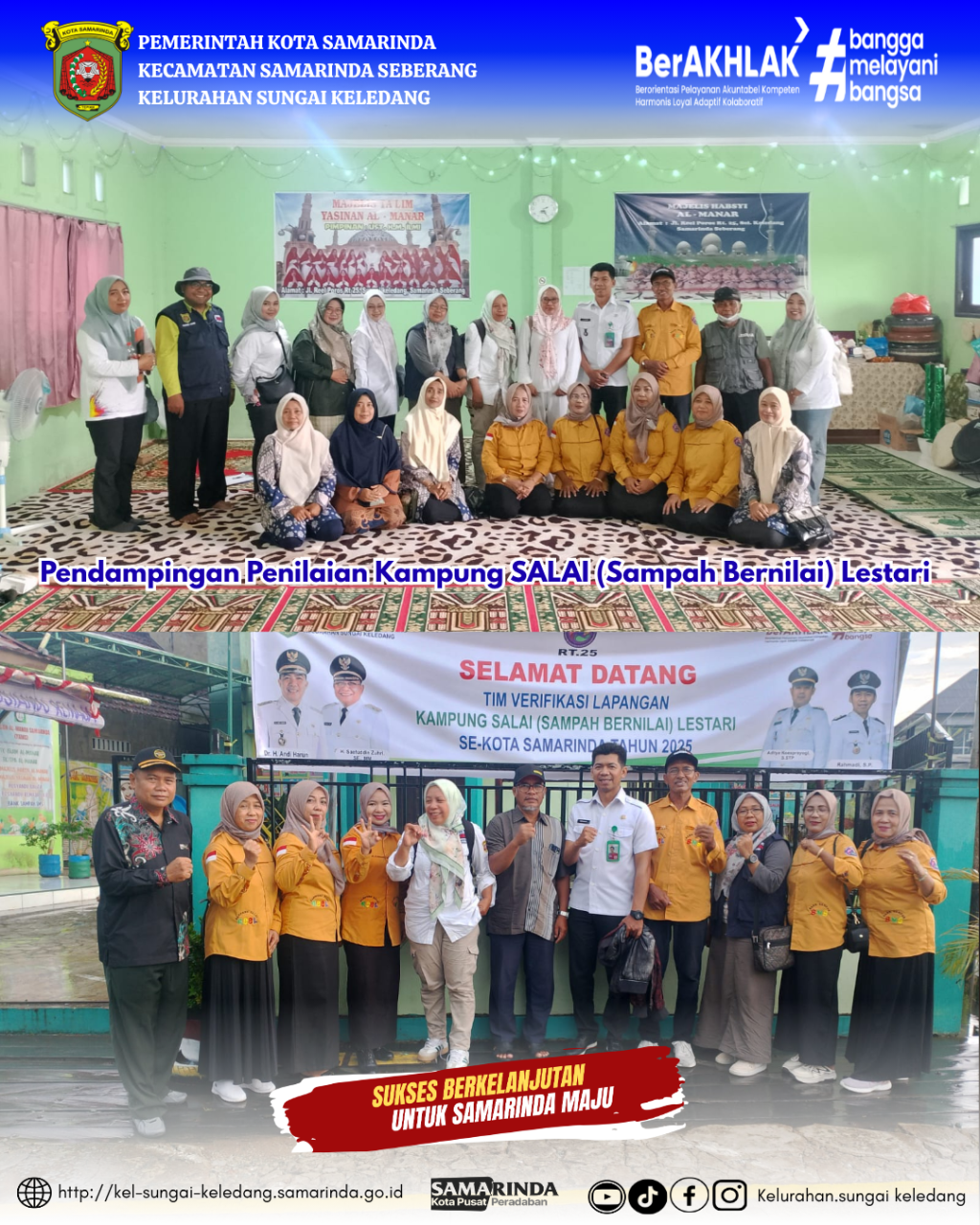 Pendampingan Penilaian Kampung SALAI (Sampah Bernilai) Lestari