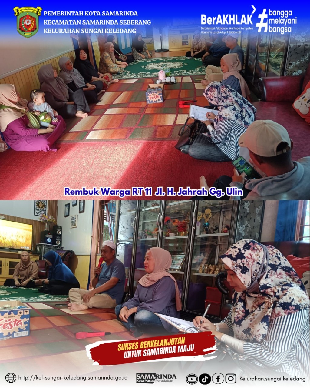 Rembuk Warga RT 11 Jl. H. Jahrah Gg Ulin