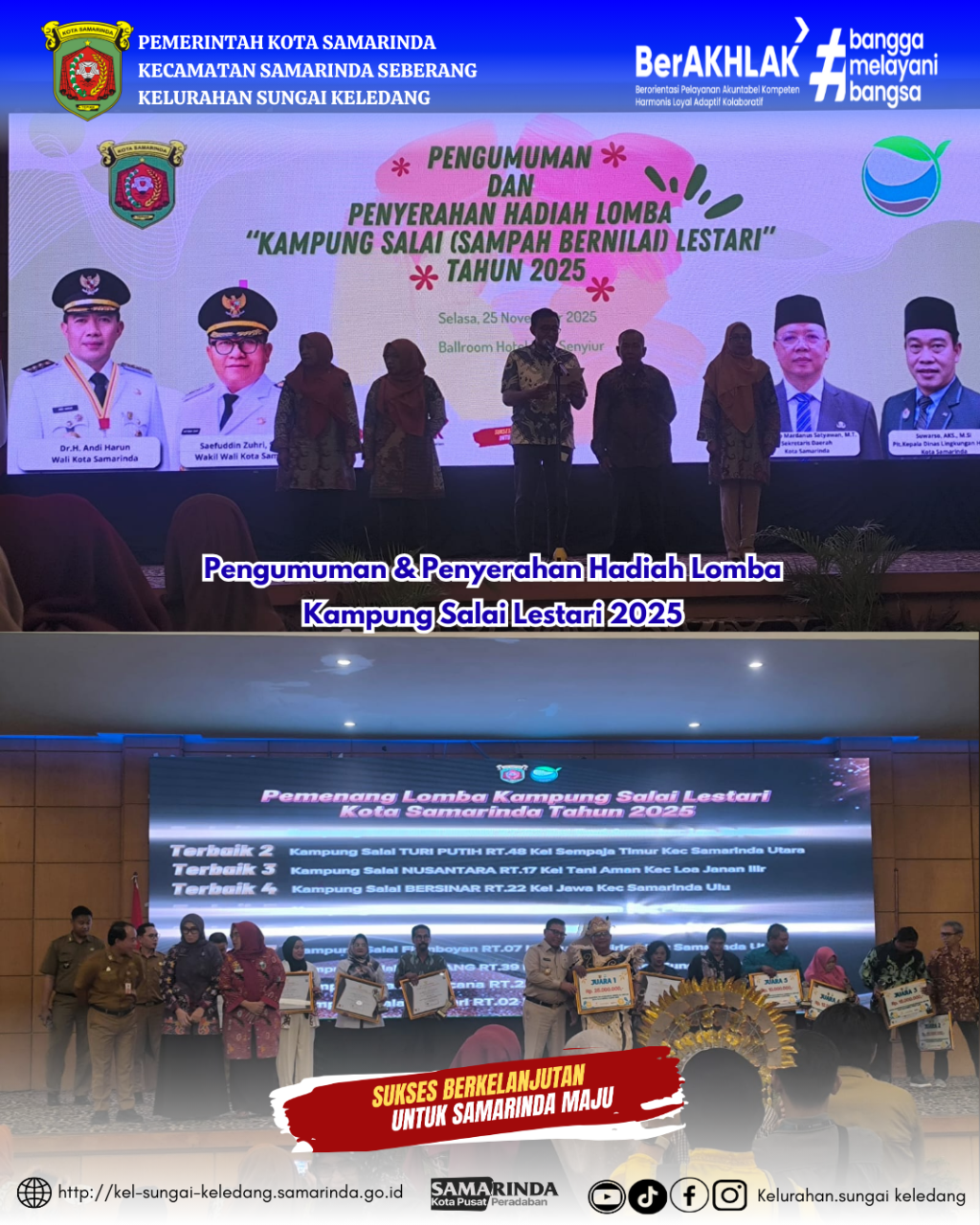 Pengumuman & Penyerahan Hadiah Lomba Kampung Salai Lestari 2025