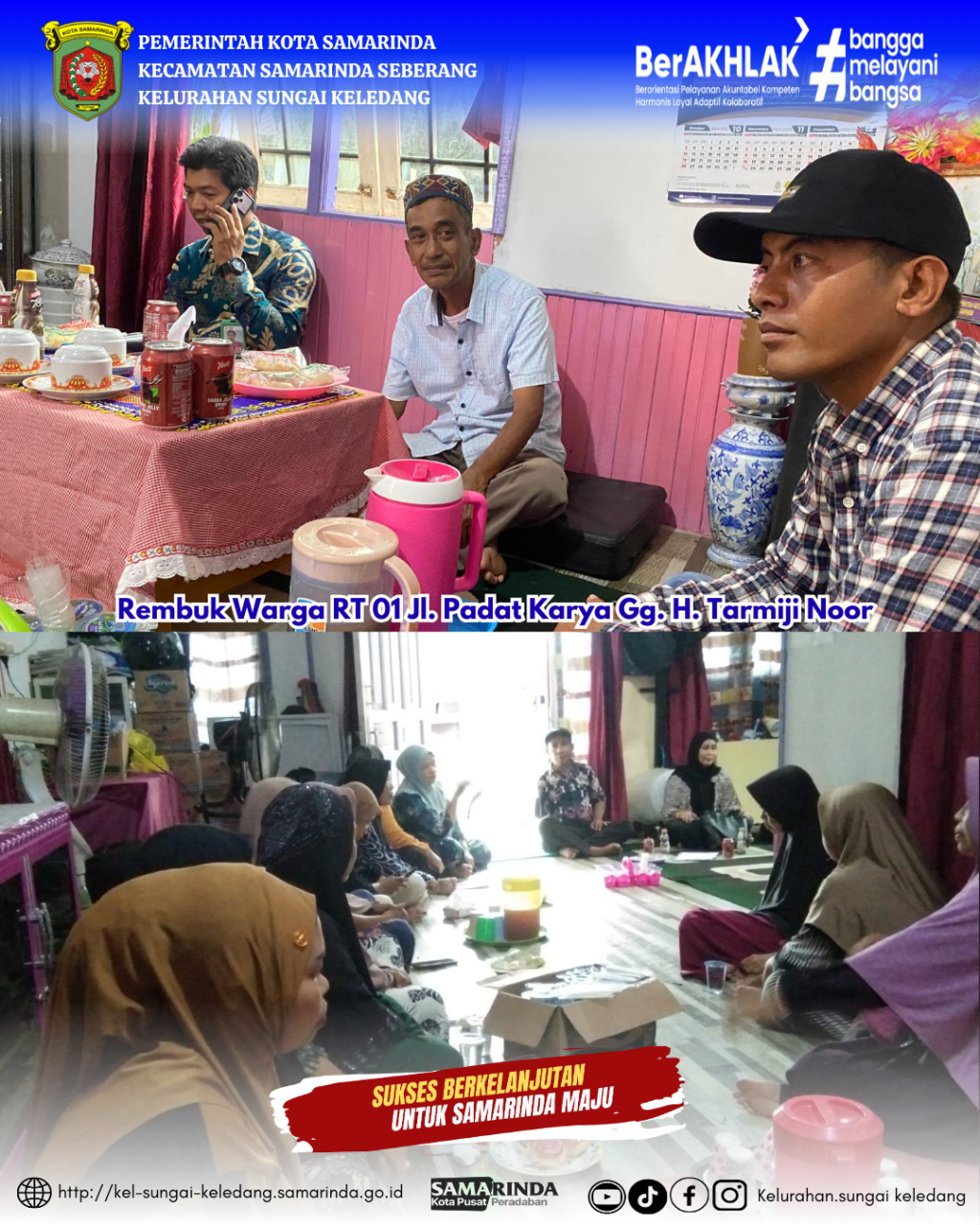 Rembuk Warga RT 01 Jl. Padat Karya Gg. H. Tarmiji Noor