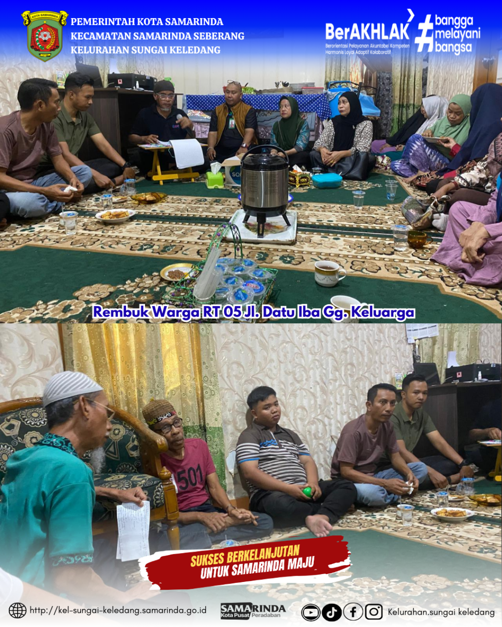 Rembuk Warga RT 05 Jl. Datu Iba Gg. Keluarga