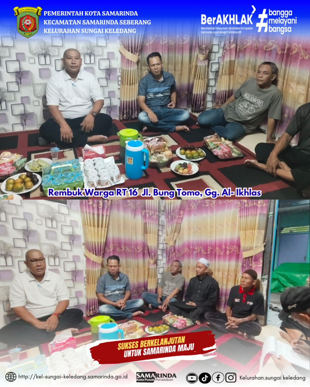 Rembuk Warga RT 16 Jl. Bung Tomo, Al-Ikhlas