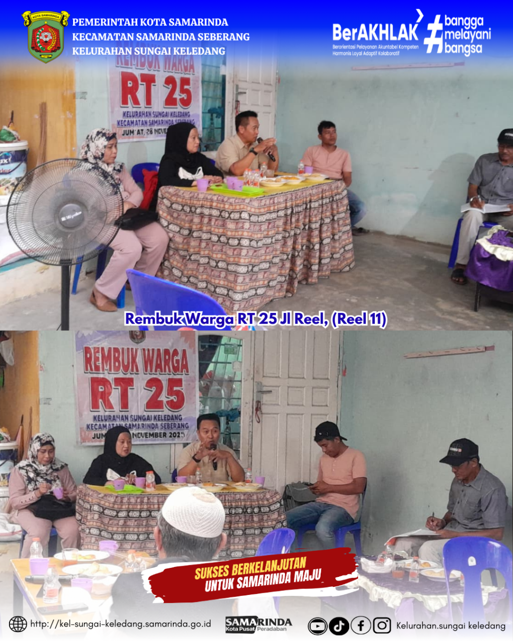 Rembuk Warga RT 25 Jl. Reel (Reel 11)