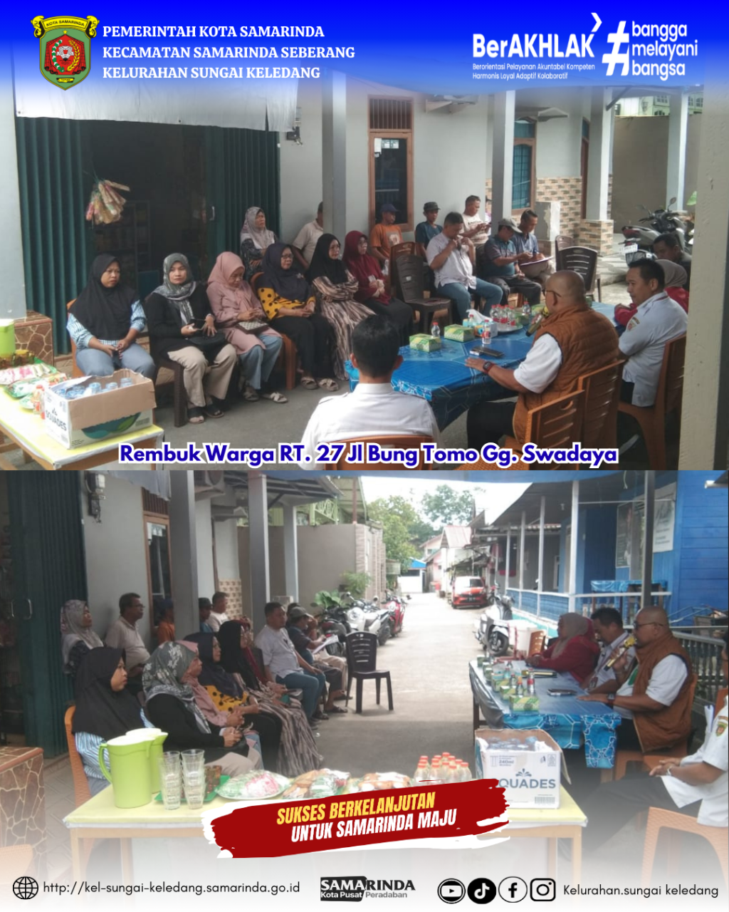 Rembuk Warga RT 27 Jl. Bung Tomo, Gg. Swadaya