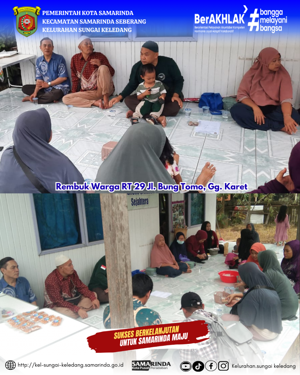 Rembuk Warga RT 29 Jl. Bung Tomo Gg. Karet
