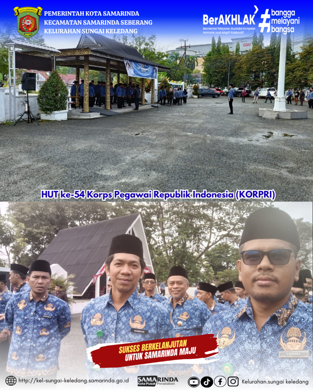 HUT ke-54 Korps Pegawai Republik Indonesia (KORPRI)