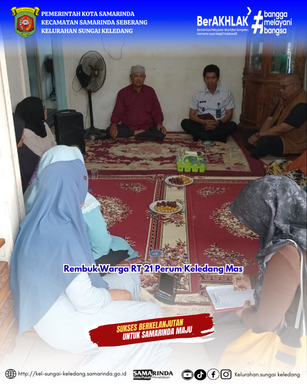Rembuk Warga RT 21 Perum Keledang Mas