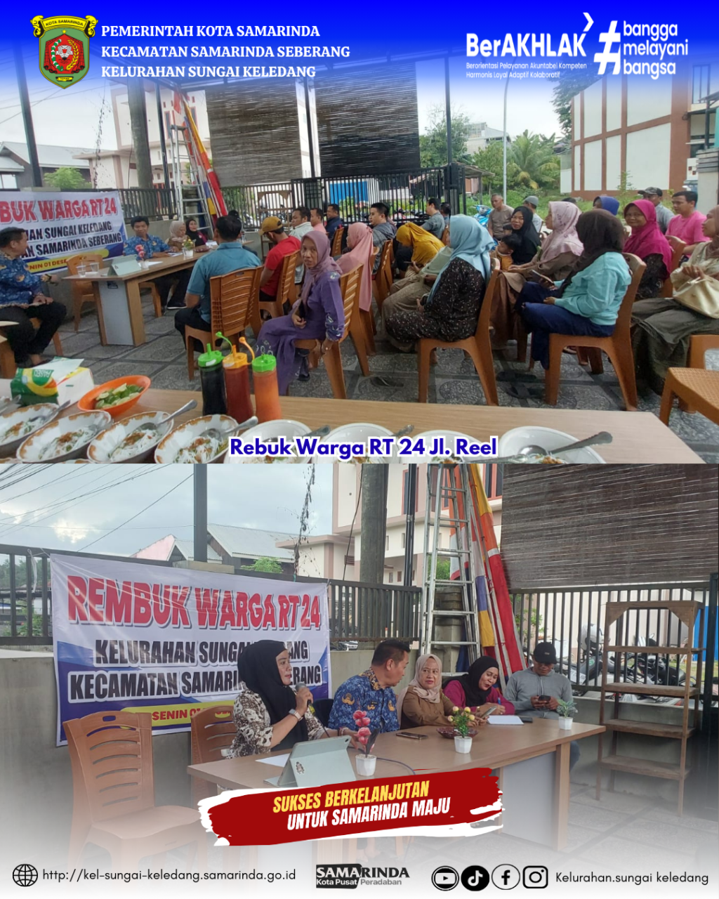 Rembuk Warga RT 24, Jl Reel