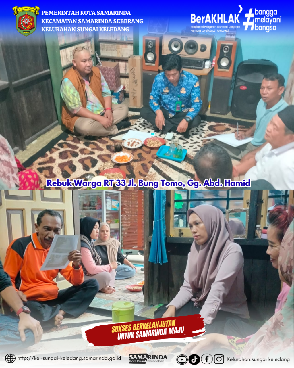Rembuk Warga RT 33 Jl Bung Tomo, Gg Abd Hamid