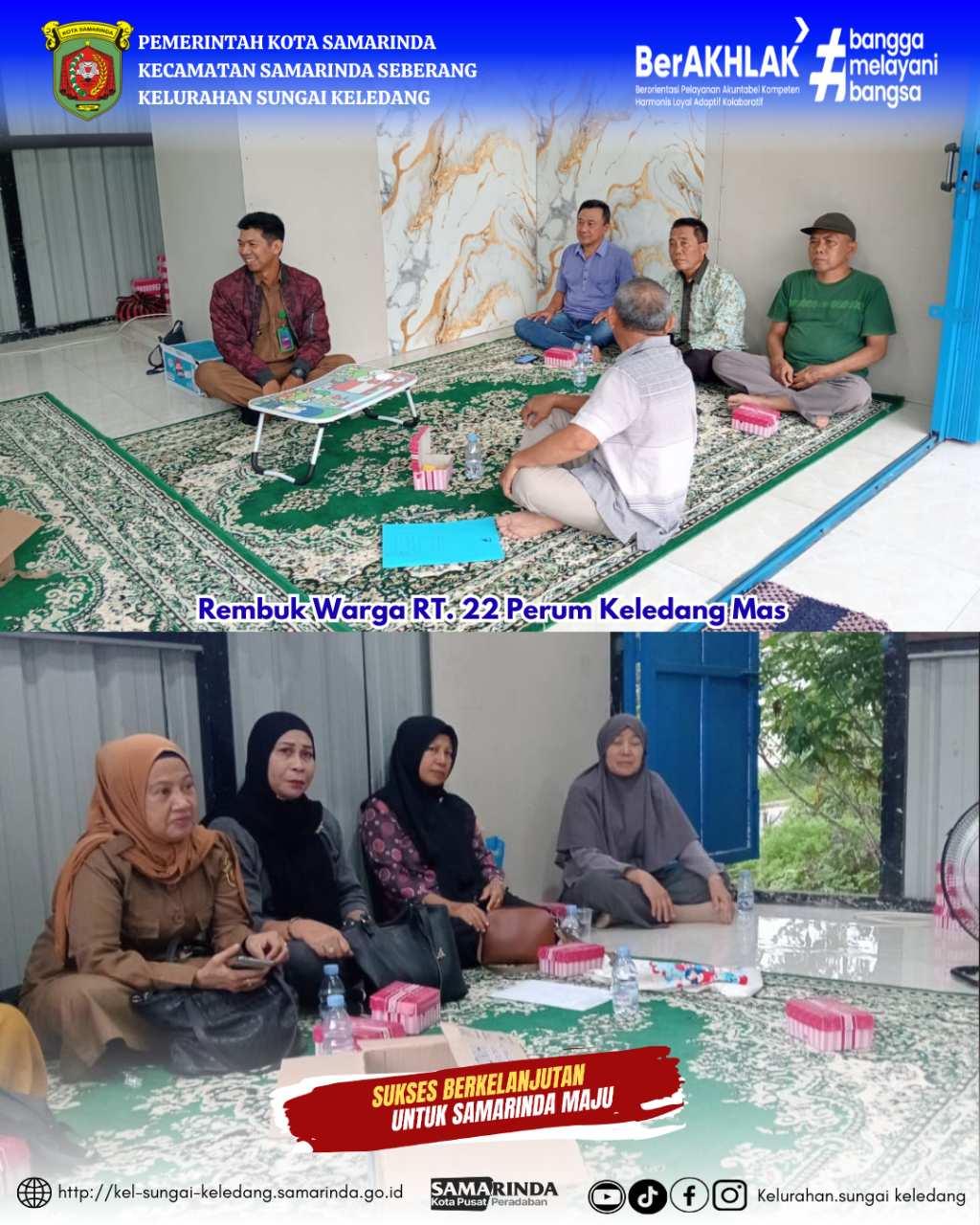 Rembuk Warga RT 22 Perum Keledang Mas