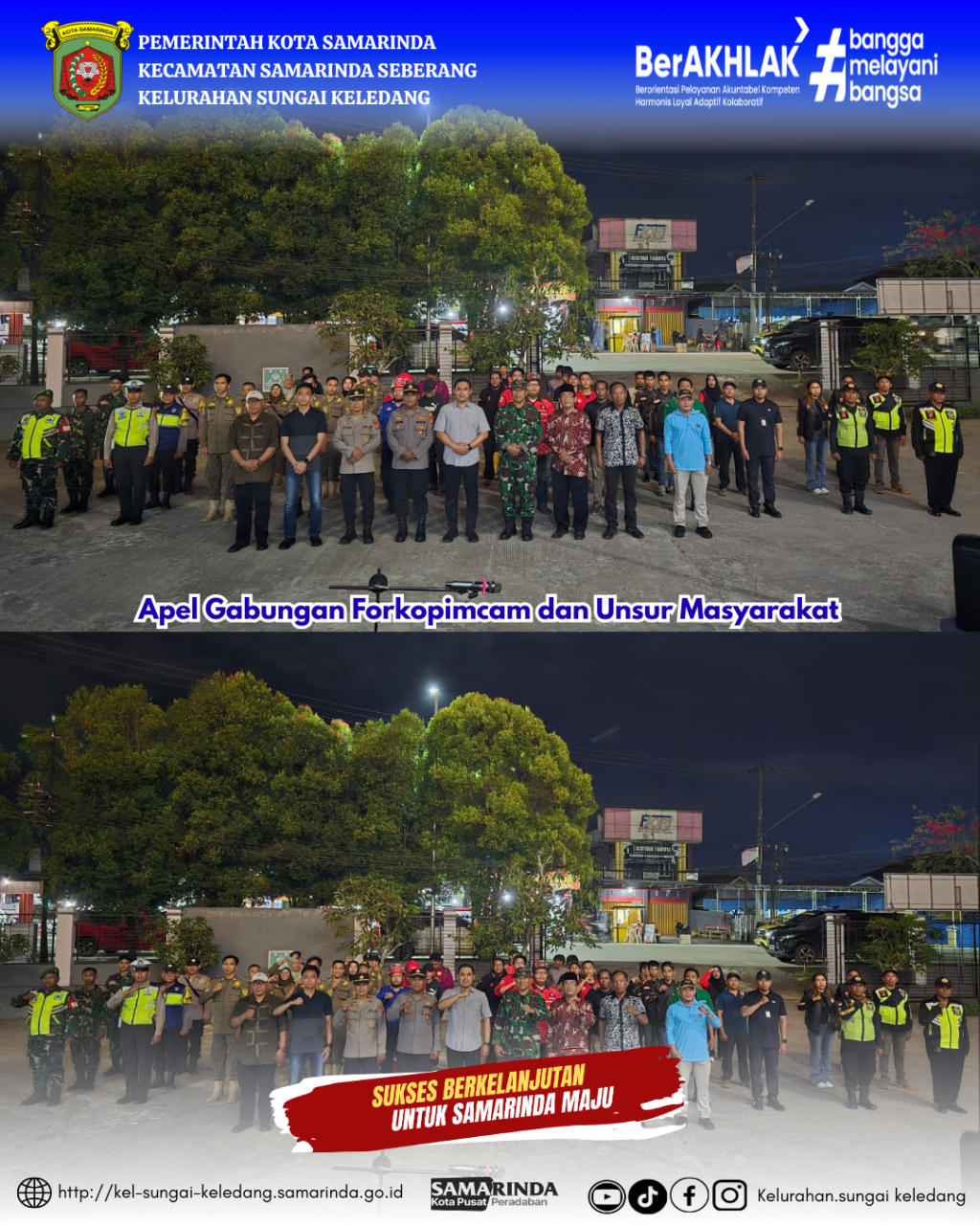Apel Gabungan Forkopimcam dan Unsur Masyarakat