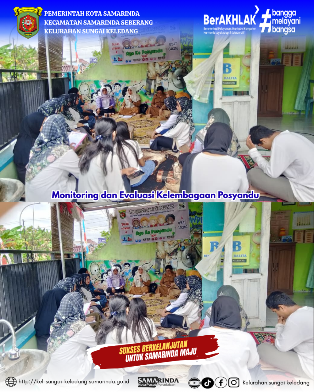 Monitoring dan Evaluasi Kelembagaan Posyandu