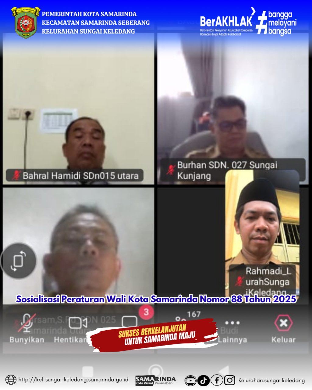 Sosialisasi Peraturan Wali Kota Samarinda Nomor 88 Tahun 2025