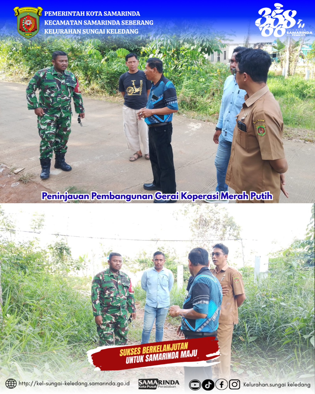 Peninjauan Pembangunan Gerai Koperasi Merah Putih