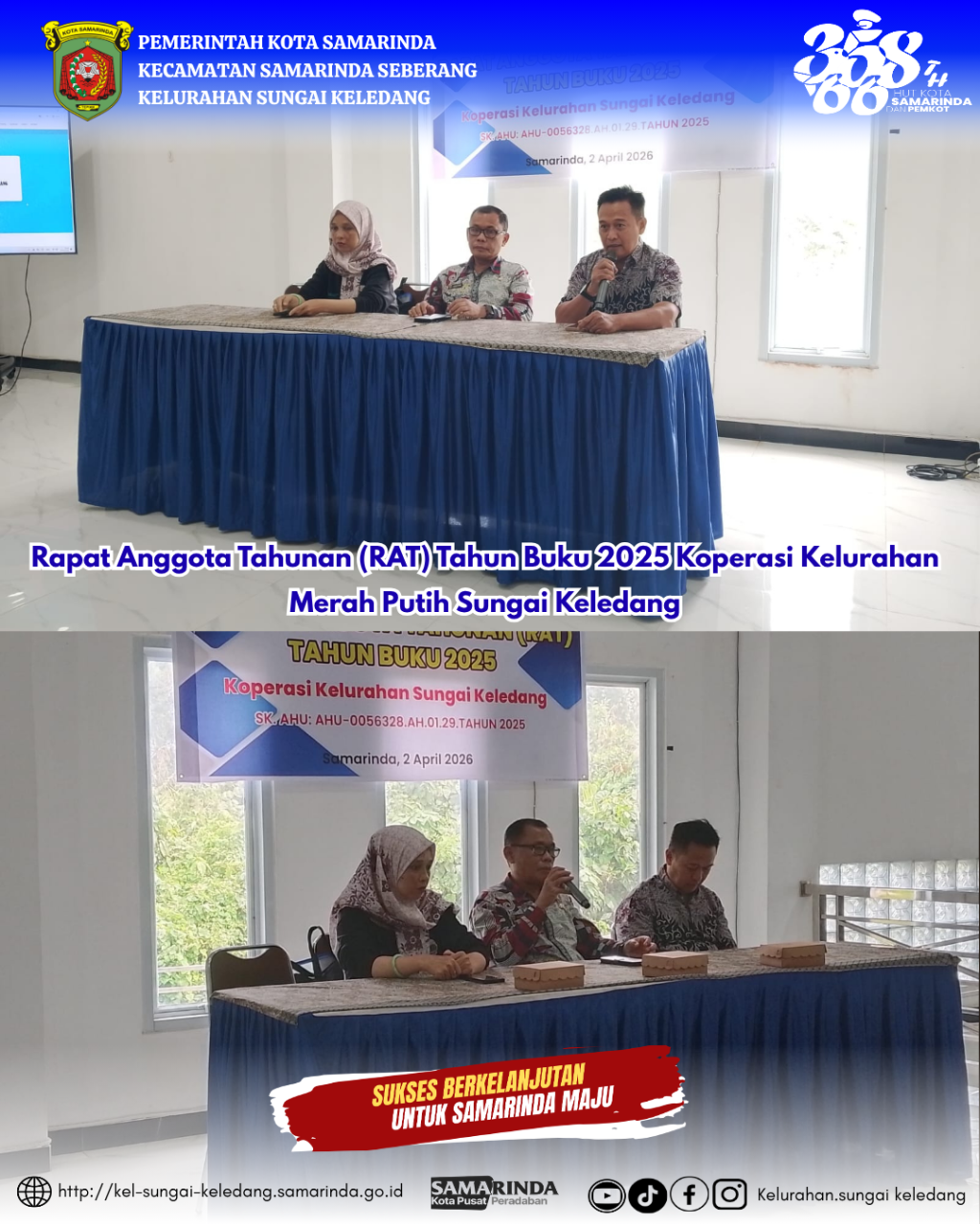 Rapat Anggota Tahunan (RAT) Tahun Buku 2025 Koperasi Kelurahan Merah Putih Sungai Keledang