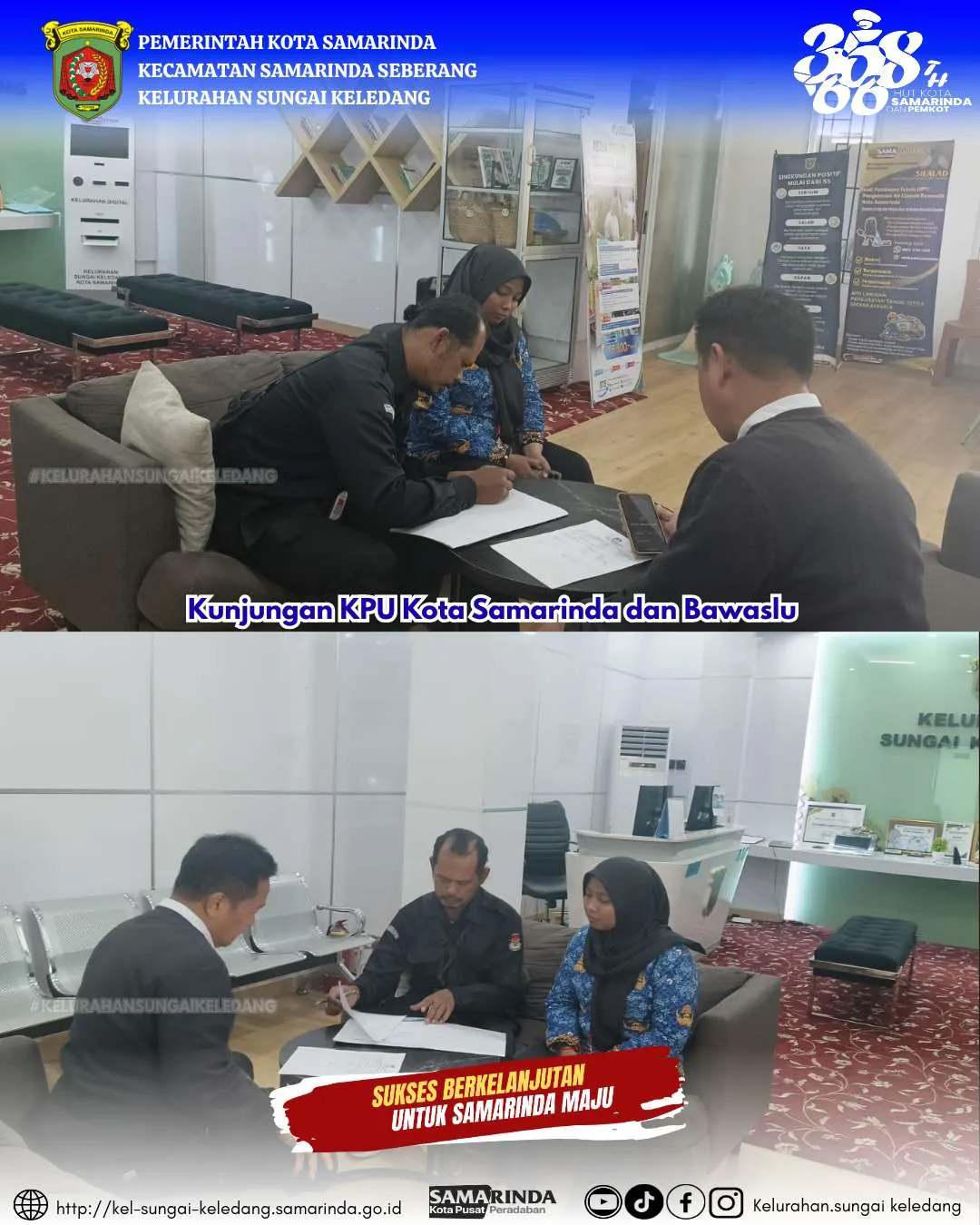  Kunjungan KPU Kota Samarinda dan Bawaslu