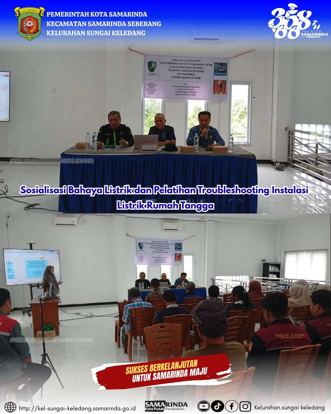  Sosialisasi Bahaya Listrik dan Pelatihan Troubleshooting Instalasi Listrik Rumah Tangga