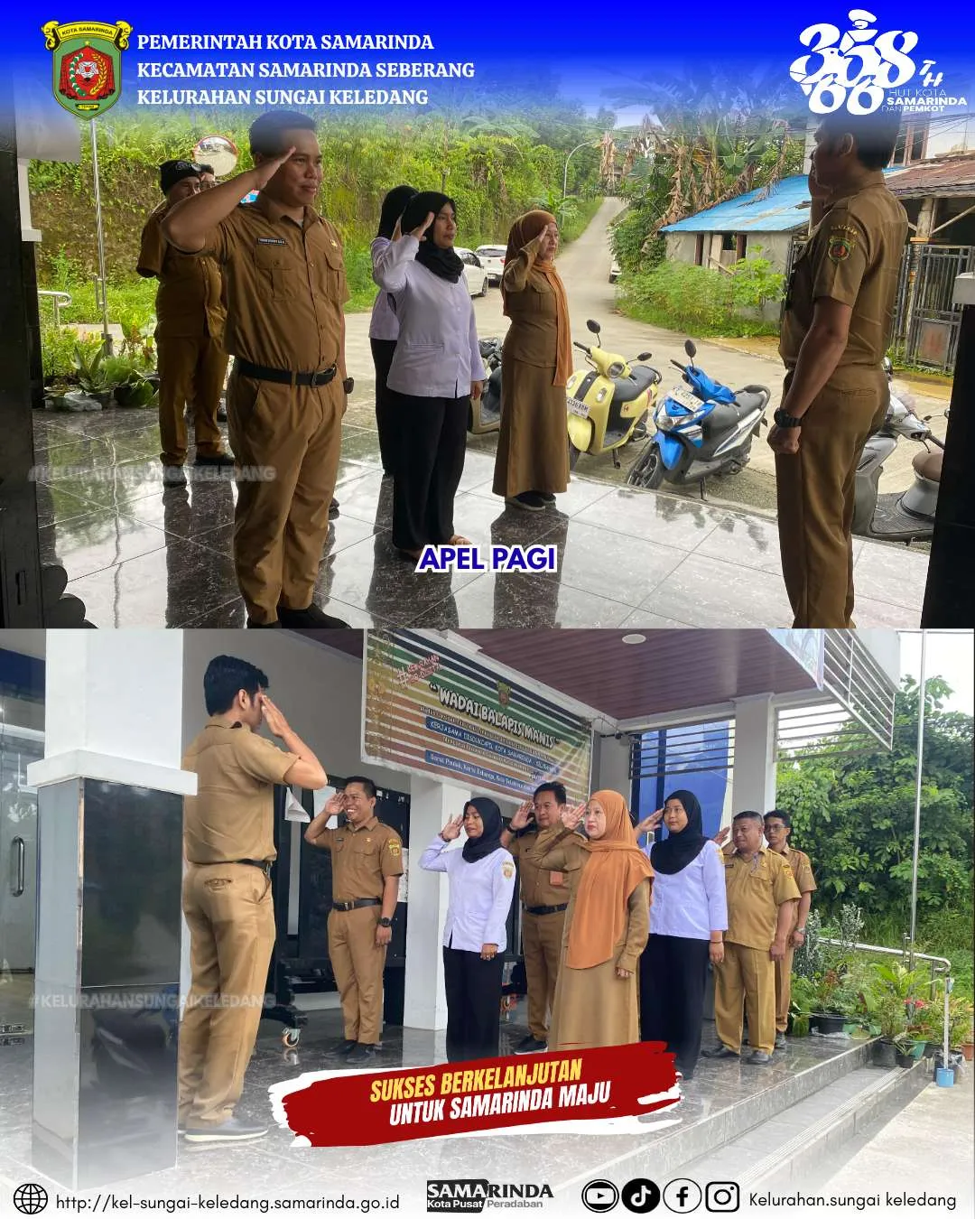 Apel Pagi Pegawai Kelurahan Sungai Keledang