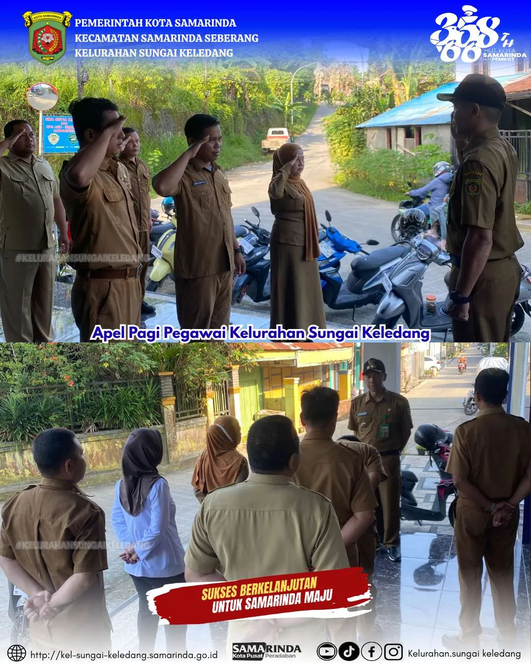  Apel Pagi Pegawai Kelurahan Sungai Keledang
