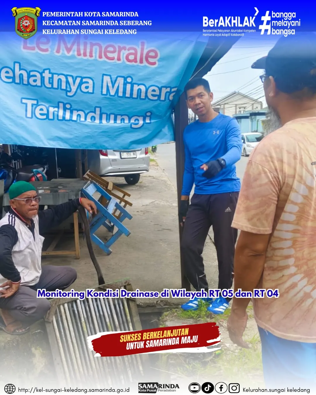 Monitoring Kondisi Drainase di Wilayah RT 05 dan RT 04