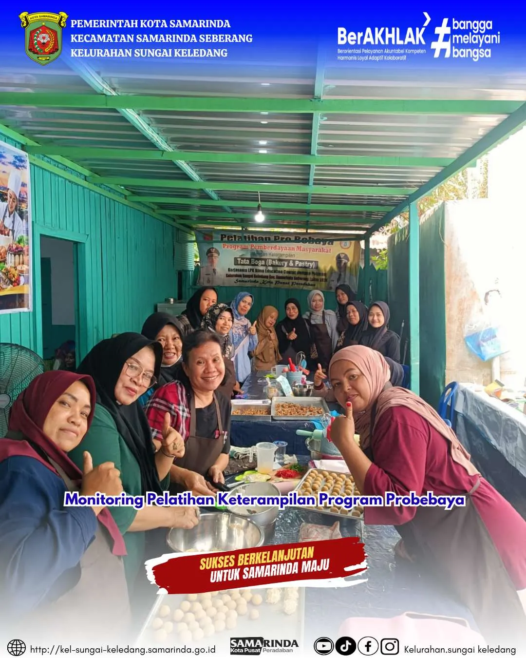 Monitoring Pelatihan Keterampilan Program Probebaya