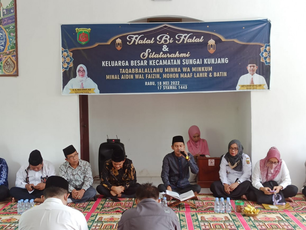 Halal bi Halal dan Silaturahmi Keluarga Besar Kecamatan Sungai Kunjang