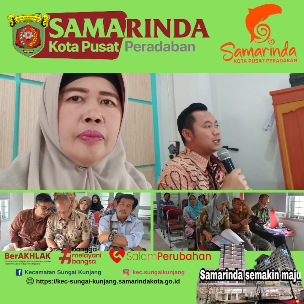 Rakor bersama Lurah se-Kecamatan Sungai Kunjang