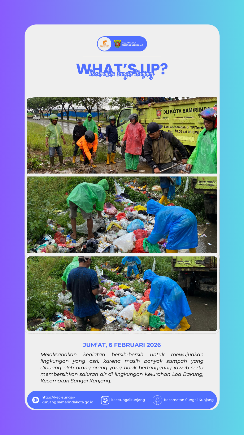 Gotong Royong Bebersih : Loa Bakung