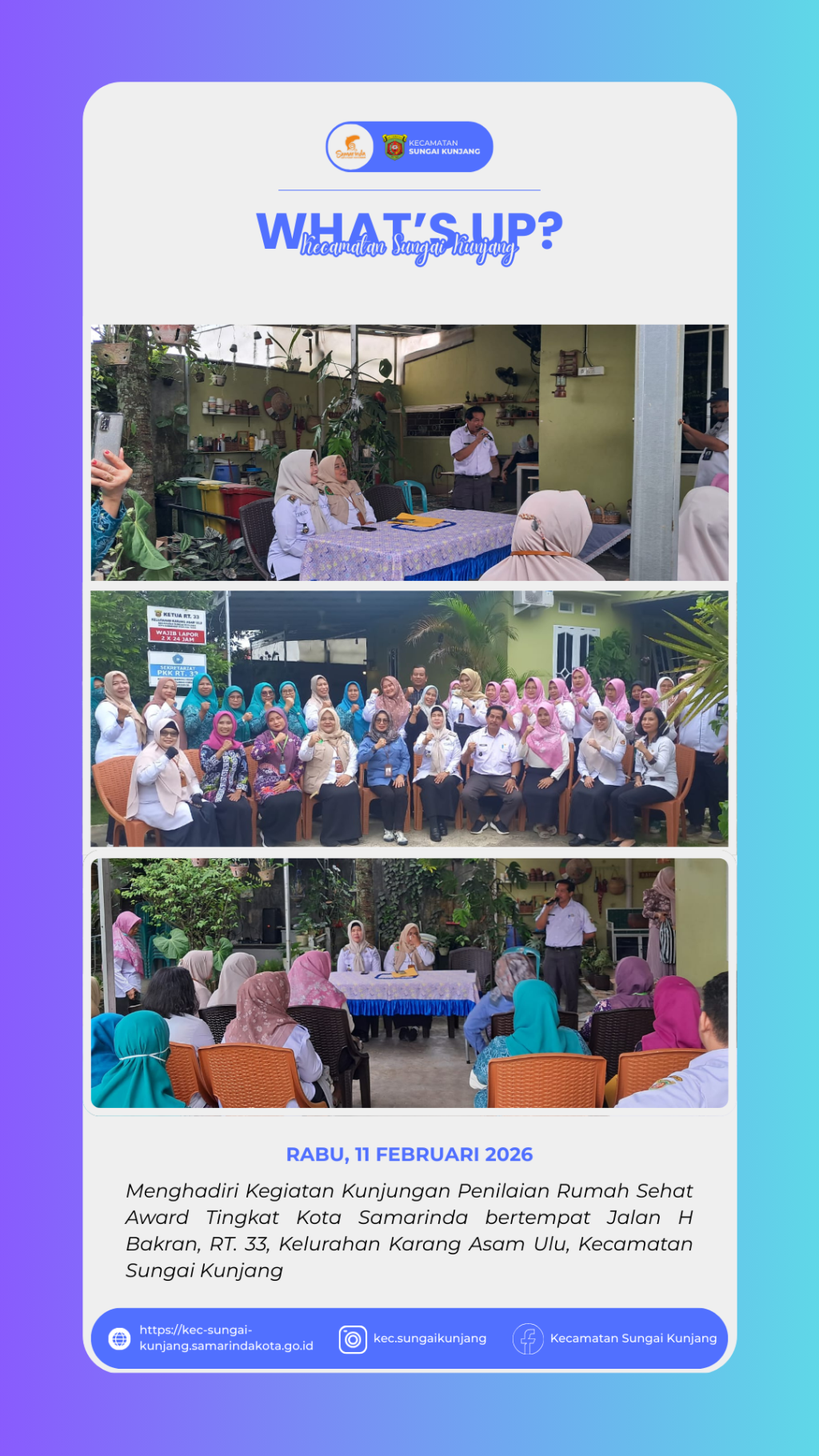 Penilaian "Rumah Sehat Award" Tahun 2026